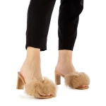 Дамски чехли  Maxia каки