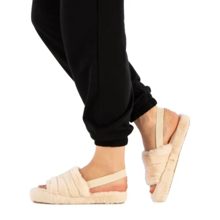 Дамски чехли  Khali бежови