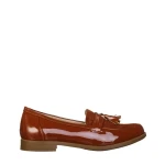 Дамски мокасини камел от еко кожа Simy