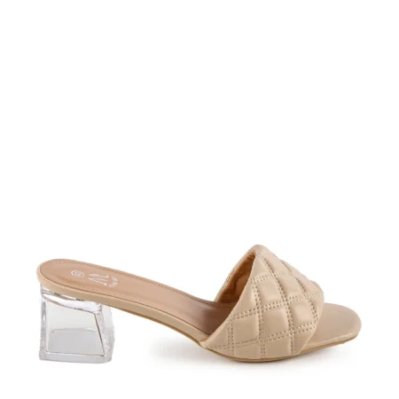 Дамски чехли  Daveli бежови