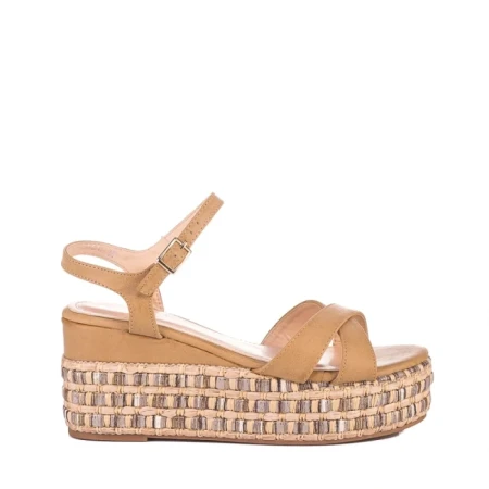 Дамски сандали  Amija бежови