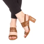 Дамски сандали  Stelya камел