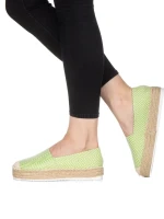 Дамски еспадрили  Mivali зелени