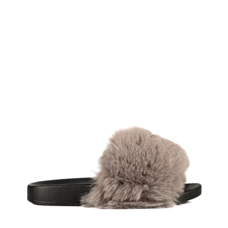 Дамски чехли Connie сиви