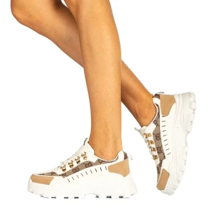 Дамски спортни обувки Roveda бели