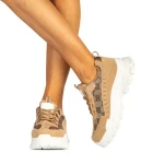 Дамски спортни обувки Roveda каки