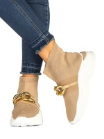 Дамски спортни обувки Amalida бежови