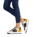 Дамски спортни обувки Aimee черни с камел