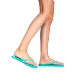 Дамски чехли Fruza зелени