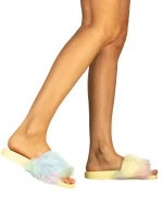 Дамски чехли Clorys жълти