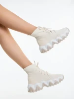 Дамски спортни обувки Sorra бежови