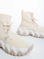 Дамски спортни обувки Sorra бежови