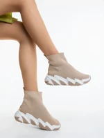 Дамски спортни обувки Sunya каки