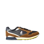 Мъжки спортни обувки Gionopol сини с камел