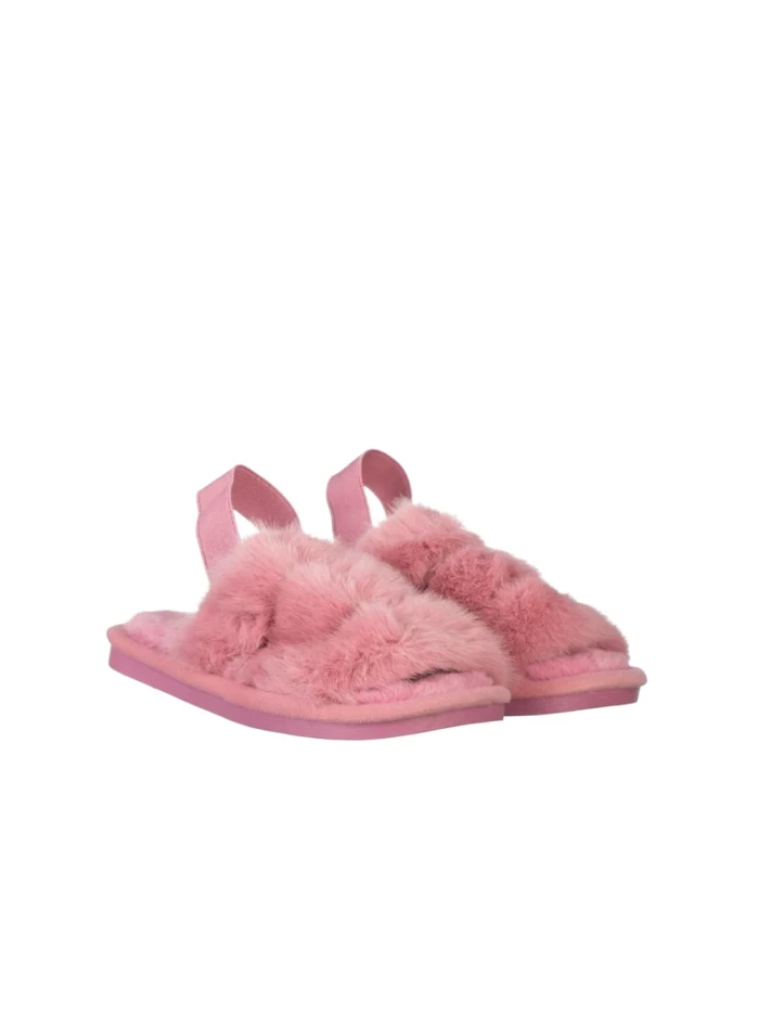 Детски чехли Brista тъмно розови