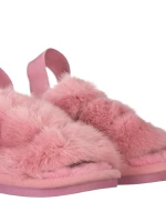 Детски чехли Brista тъмно розови