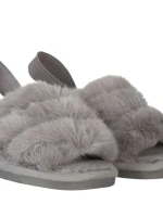 Детски чехли Brista сиви