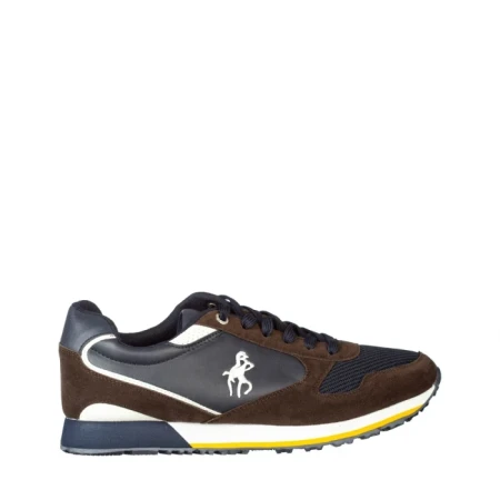 Мъжки спортни обувки Gionopol сини с кафяво