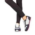 Дамски спортни обувки Corny бели със синьо