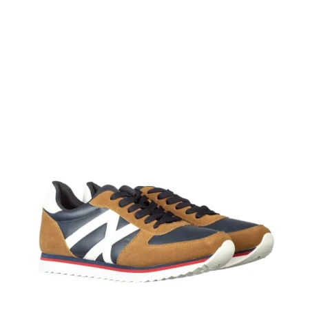 Мъжки спортни обувки Kelim сини с камел