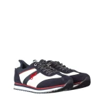 Мъжки спортни обувки Asitt бели със синьо