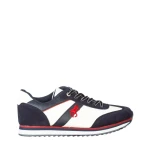 Мъжки спортни обувки Asitt бели със синьо