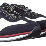 Мъжки спортни обувки Asitt бели със синьо