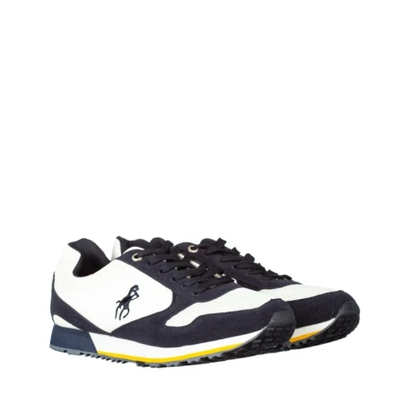 Мъжки спортни обувки Gionopol бели със синьо