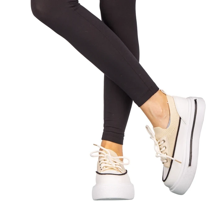 Дамски кецове Serusa бежови