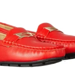 Дамски мокасини Ferla червени