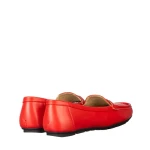 Дамски мокасини Ferla червени