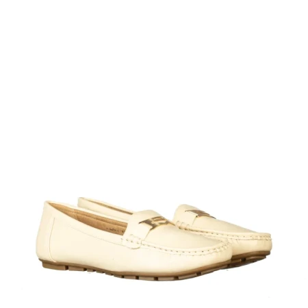 Дамски мокасини Ferla бежови