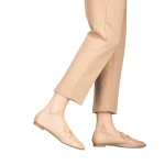 Дамски мокасини Rezim бежови