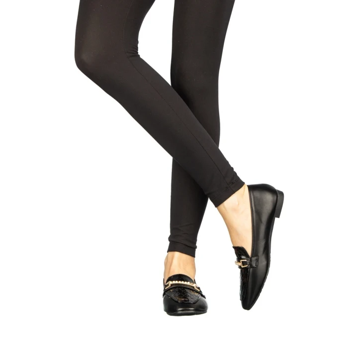 Дамски мокасини Rezim черни