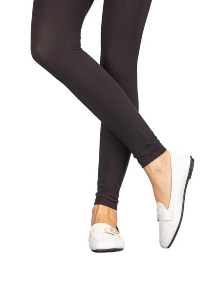 Дамски мокасини Komi бели