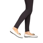 Дамски мокасини Corilla бели