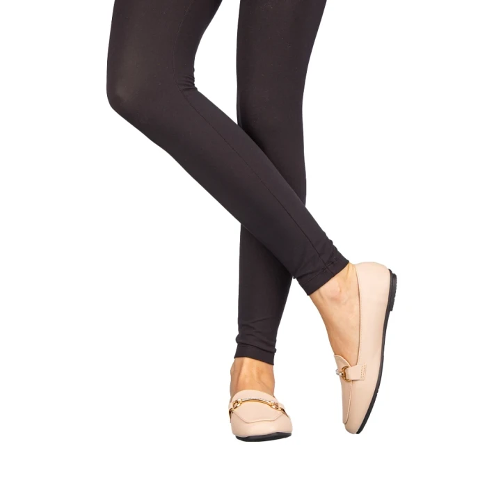 Дамски мокасини Ryta бежови