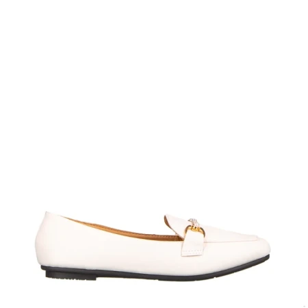Дамски мокасини Ryta бели