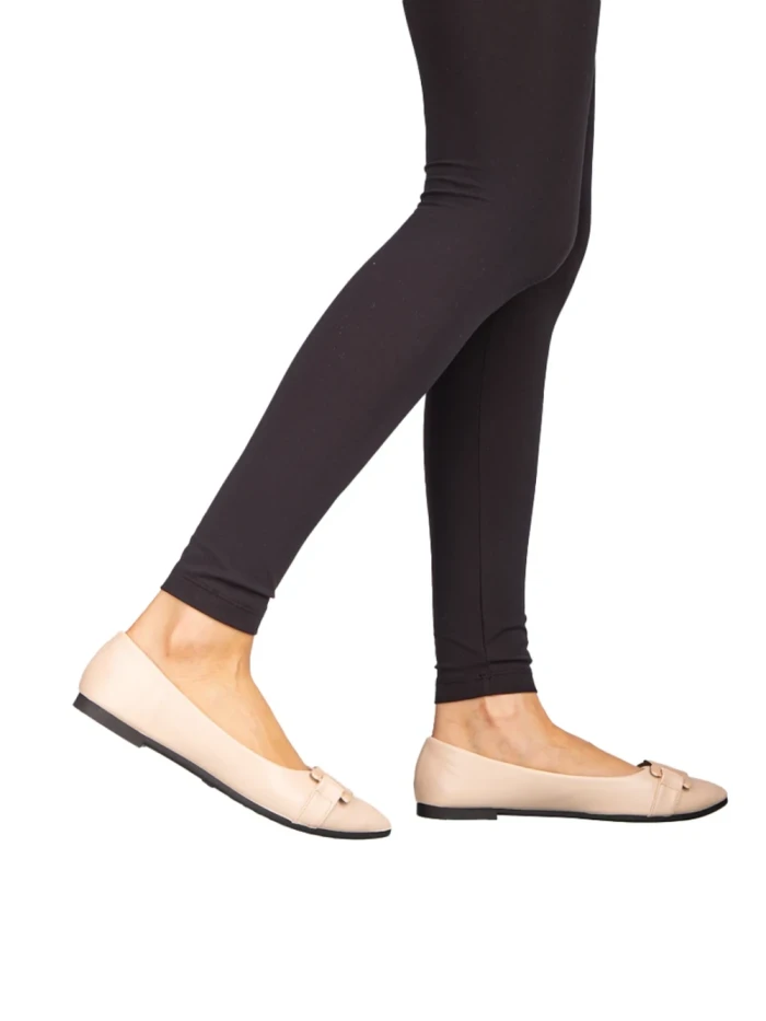 Дамски балерини Omiza бежови