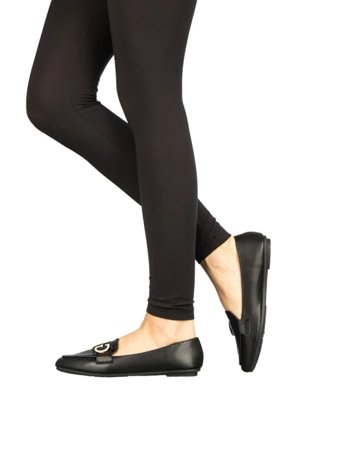 Дамски мокасини Komi черни