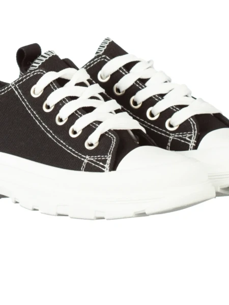 Детски кецове  Parila черни с бяло