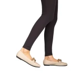 Дамски мокасини Gionia бежови