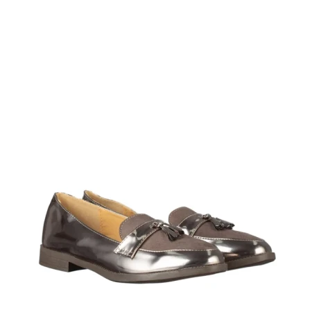 Дамски мокасини Thalia сиви