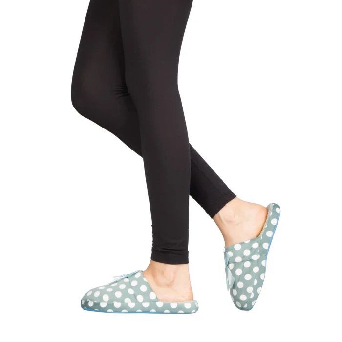 Дамски чехли Aviba зелени