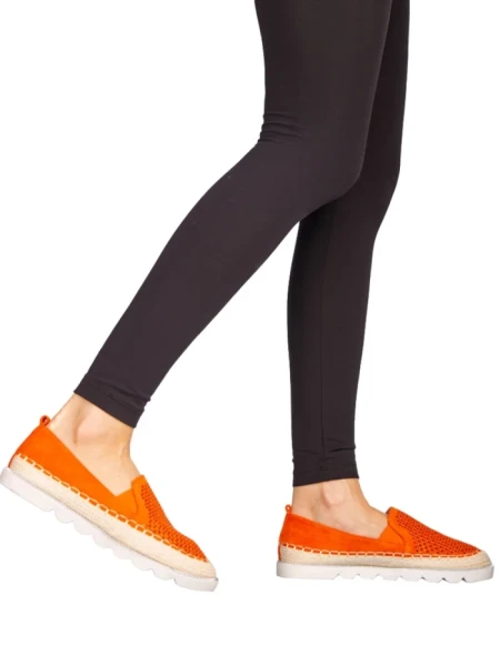 Дамски еспадрили Iovi оранжеви