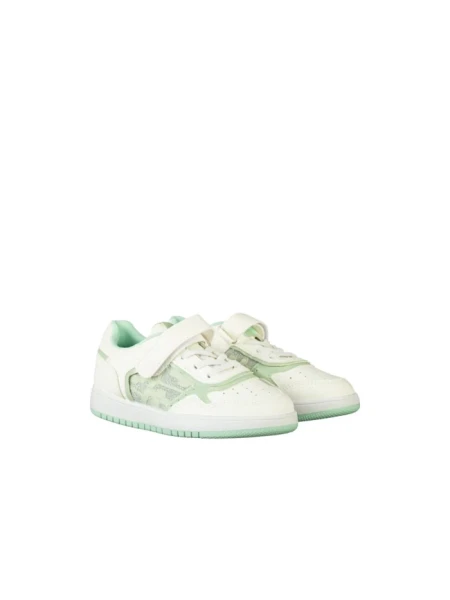 Детски спортни обувки  зелени от еко кожа  Icala