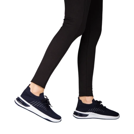 Дамски спортни обувки  сини  от текстилен материал  Moretti