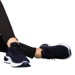 Дамски спортни обувки  сини  от текстилен материал  Moretti