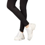 Дамски спортни обувки  бели  текстилен материал  Sonia