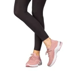 Дамски спортни обувки розови  от текстилен материал  Fepa